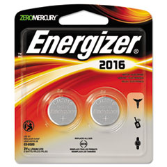 Energizer® Watch/Electronic/Specialty Battery, 2016, 3V, 2/Pack