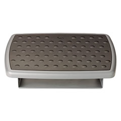 3M™ Adjustable Height/Tilt Footrest, Nonskid Platform, 18w x 13d x 4h, Charcoal Gray
