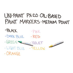 Sanford uni-Paint SAN63604 uni-Paint Marker, Medium Point, Green