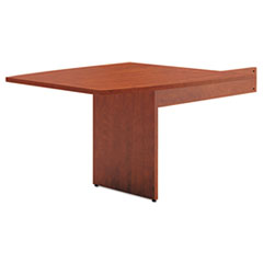 HON® BL Laminate Series Boat-Shape Modular Table End, 48 x 44 x 29 1/2, Medium Cherry