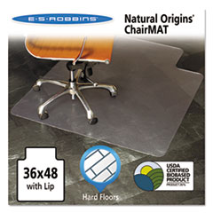 ES Robbins® Natural Origins® Biobased Chair Mat for Hard Floors