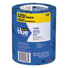 Scotch® Painter's Tape, 1.88" x 60yds, 3" Core, Blue, 3/Pack