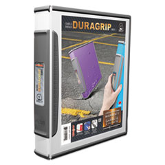 Storex DuraGrip Binders, 1" Capacity, White