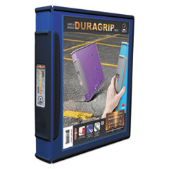Storex DuraGrip Binders, 1" Capacity, Blue