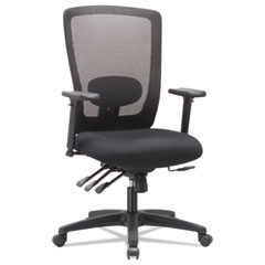 Alera® Alera Envy Series Mesh High-Back Multifunction Chair, Black