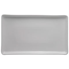 Office Settings Chef's Table Fine Porcelain Serving Tray, White, 16 x 9 1/4