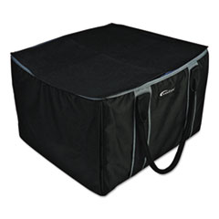 AutoExec® File Tote Bag, 600-Denier Nylon, 14 x 17 x 10-1/2, Gray/Black