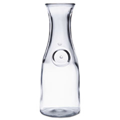 Office Settings Glass Carafe, 1 Liter, Clear