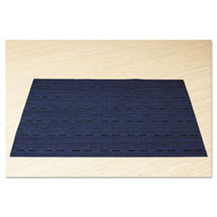Office Settings Placemats, 17 x 12, Blue, 12/Box