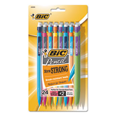 BIC® Xtra-Strong Mechanical Pencil, 0.9mm, Assorted, 24/Pack