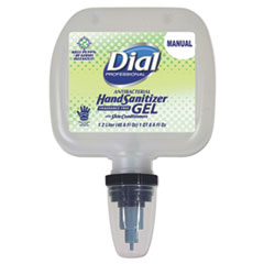 Dial® Professional Antibacterial Gel Hand Sanitizer, 1.2 L Refill, Fragrance-Free