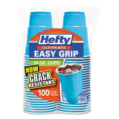 Hefty Disposable Party Cups 100 Pack 4 Carton Yellow Purple Red
