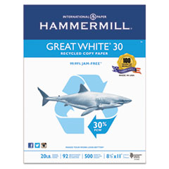 Hammermill® Great White® 30 Recycled Copy Paper