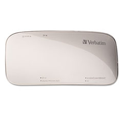 Verbatim® Universal Card Reader, USB 3.0, Silver, Windows/Mac