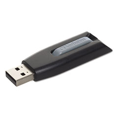Verbatim® Store 'n' Go V3 USB 3.0 Drive, 32 GB, Black/Gray