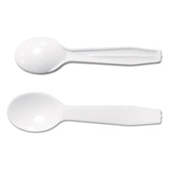 GEN Medium-Weight Cutlery, Taster Spoon, White, 3", 3000/Carton