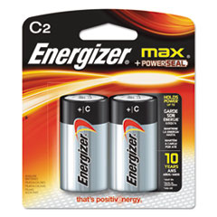 Energizer® MAX Alkaline Batteries, C, 2 Batteries/Pack