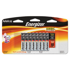 Energizer® MAX Alkaline Batteries, AAA, 16 Batteries/Pack