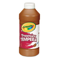 Crayola® Premier Tempera Paint, Brown, 16 oz Bottle