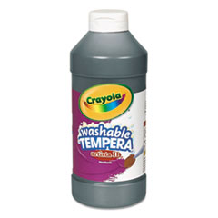 Crayola® Artista II Washable Tempera Paint, Black, 16 oz Bottle