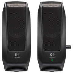 Logitech® S120 2.0 Multimedia Speakers, Black