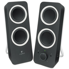 Logitech® Z200 Multimedia 2.0 Stereo Speakers, Black