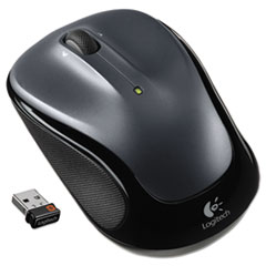 Logitech® M325 Wireless Mouse, 2.4 GHz Frequency/30 ft Wireless Range, Left/Right Hand Use, Black