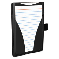 Oxford™ At Hand Note Card Case, 25 Capacity, 3 3/4d x 5 1/2w, Black