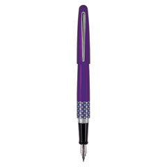 Pilot® MR Retro Pop Collection Fountain Pen, Fine 0.7 mm, Black Ink, Purple
