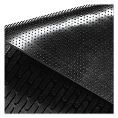 Guardian Clean Step Outdoor Rubber Scraper Mat Polypropylene 48 x 72 Black 