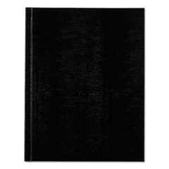 Blueline® Executive Notebook, 1-Subject, Medium/College Rule, Black Cover, (150) 9.25 x 7.25 Sheets