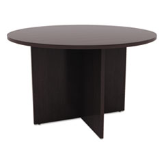 Alera® Valencia™ Series Round Conference Tables with Straight Leg Base