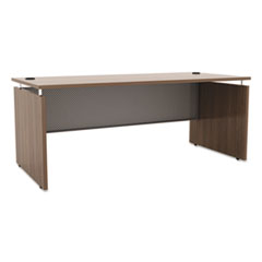 Alera® Alera Sedina Series Straight Front Desk Shell, 66w x 30d x 29.5h, Modern Walnut