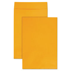 Quality Park™ Jumbo Size Kraft Envelope, Fold Flap Closure, 12.5 x 18.5, Brown Kraft, 25/Pack