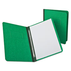 Oxford™ Heavyweight PressGuard and Pressboard Report Cover w/Reinforced Side Hinge, 2-Prong Fastener, 3" Cap, 8.5 x 11, Light Green