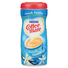 Coffee-mate® Non-Dairy Powdered Creamer, French Vanilla, 15 oz Canister, 12/Carton