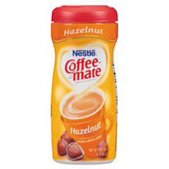 Coffee-mate® Non-Dairy Powdered Creamer, Hazelnut, 15 oz Canister, 12/Carton