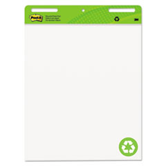 Post-it® Easel Pads Self Stick Easel Pads, 25 x 30, White, Recycled, 2 30 Sheet Pads/Carton