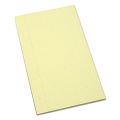 7530011247632, SKILCRAFT Writing Pad, Wide/Legal Rule, 100 Canary-Yellow 8.5 x 13.25 Sheets, Dozen