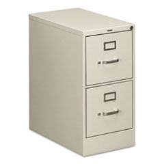 HON® 510 Series Vertical File, 2 Letter-Size File Drawers, Light Gray, 15" x 25" x 29"