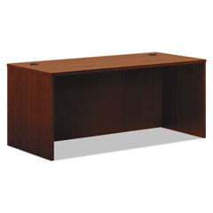 HON® BL Laminate Series Rectangular Desk Shell, 66w x 30w x 29h, Medium Cherry