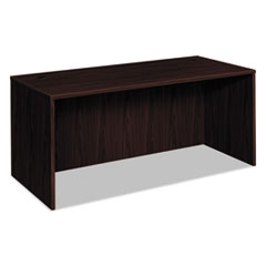 HON® BL Laminate Series Rectangular Desk Shell, 66w x 30w x 29h, Mahogany