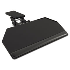 HON® Articulating Arm with Keyboard Platform, 25w x 10-1/2d, Black
