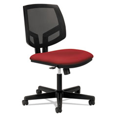HON® Volt Series Mesh Back Task Chair with Synchro-Tilt, Crimson Fabric
