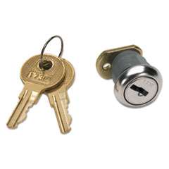 HON® Vertical File Lock Kit for HON Locking Vertical File Cabinets and Pedestals, Chrome