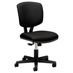 HON® Volt Series Task Chair with Synchro-Tilt, Black Fabric