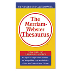 Merriam Webster® The Merriam-Webster Thesaurus, Dictionary Companion, Paperback, 800 Pages
