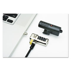 5340016304191, SKILCRAFT ClickSafe Combination Laptop Lock, 6 ft Carbon Steel Cable, Black, 20/Set
