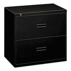 HON® 400 Series Lateral File, 2 Legal/Letter-Size File Drawers, Black, 36" x 18" x 28"
