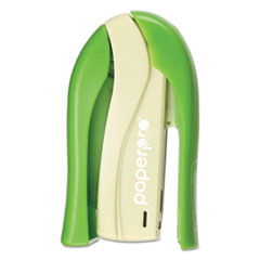 PaperPro® inSHAPE 15 Compact Stapler, 15-Sheet Capacity, Green